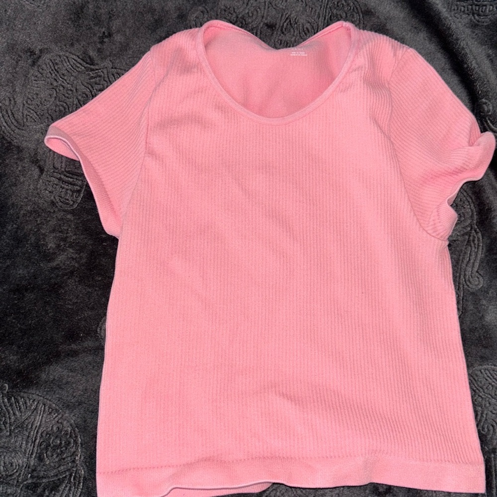 Urban outfitters pink workout shirt